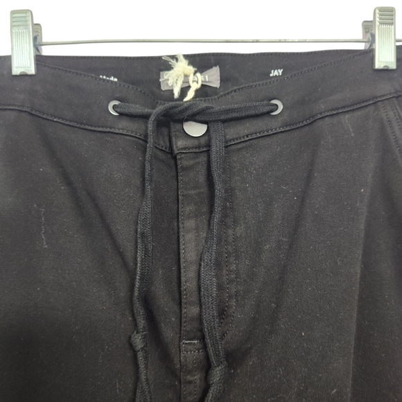 NWT DL1961 Jay Track Chino Black Drawstring Pants size 32 - Picture 5 of 10